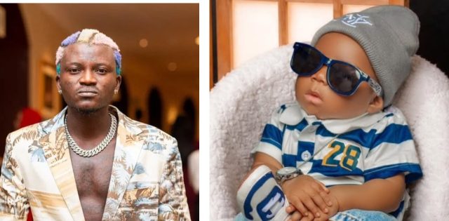 Portable shares cute photos of son, Fijabi