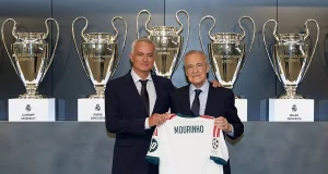 Real Madrid officially unveils Mourinho as coach Real Madrid officially unveils Mourinho as coach