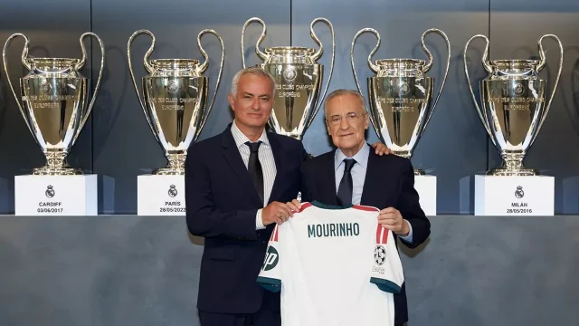Real Madrid officially unveils Mourinho as coach