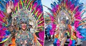 Rihanna stuns in barely-there carnival costume Rihanna stuns in barely-there carnival costume