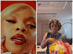 Fave reacts after anon sent her a flower bouquet Fave reacts after anon sent her a flower bouquet
