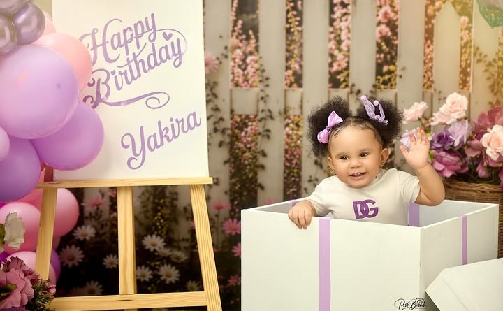 Toke Makinwa reveals daughter's face on her 1st birthday 2 Screenshot 20260807 095319 Instagram