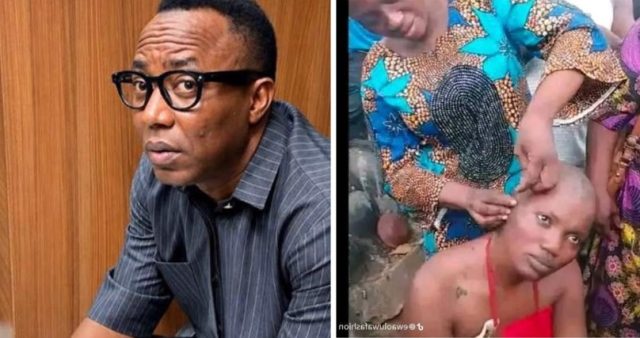 Sowore kicks against spiritual cleansing of Tiktoker