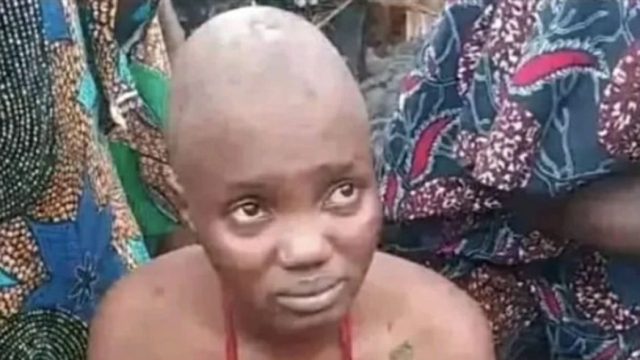 TikToker denies filming Oloolu Masquerade TikToker denies filming Oloolu Masquerade