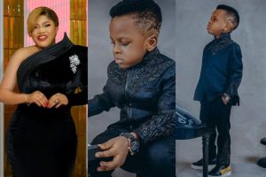 Toyin Abraham's son turns a year older 