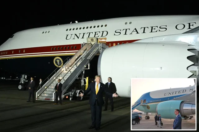 Trump said to have secretly used military jet to leave Turkey amid threats
