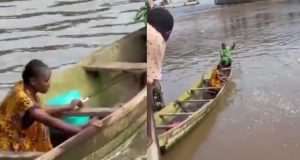 Woman rescued after jumping into Lagos lagoon Woman rescued after jumping into Lagos lagoon