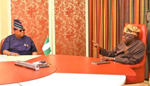 ADELEKE VISITS TINUBU