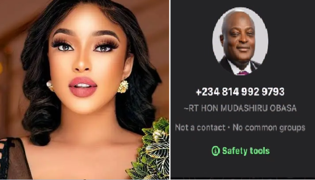 Tonto Dikeh exposes person 'defrauding' with Obasa's name Tonto Dikeh