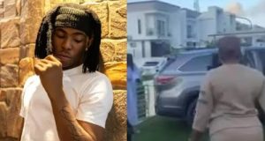 Afrobeats star Fola GIFTS mother a car Afrobeats star Fola GIFTS mother a car