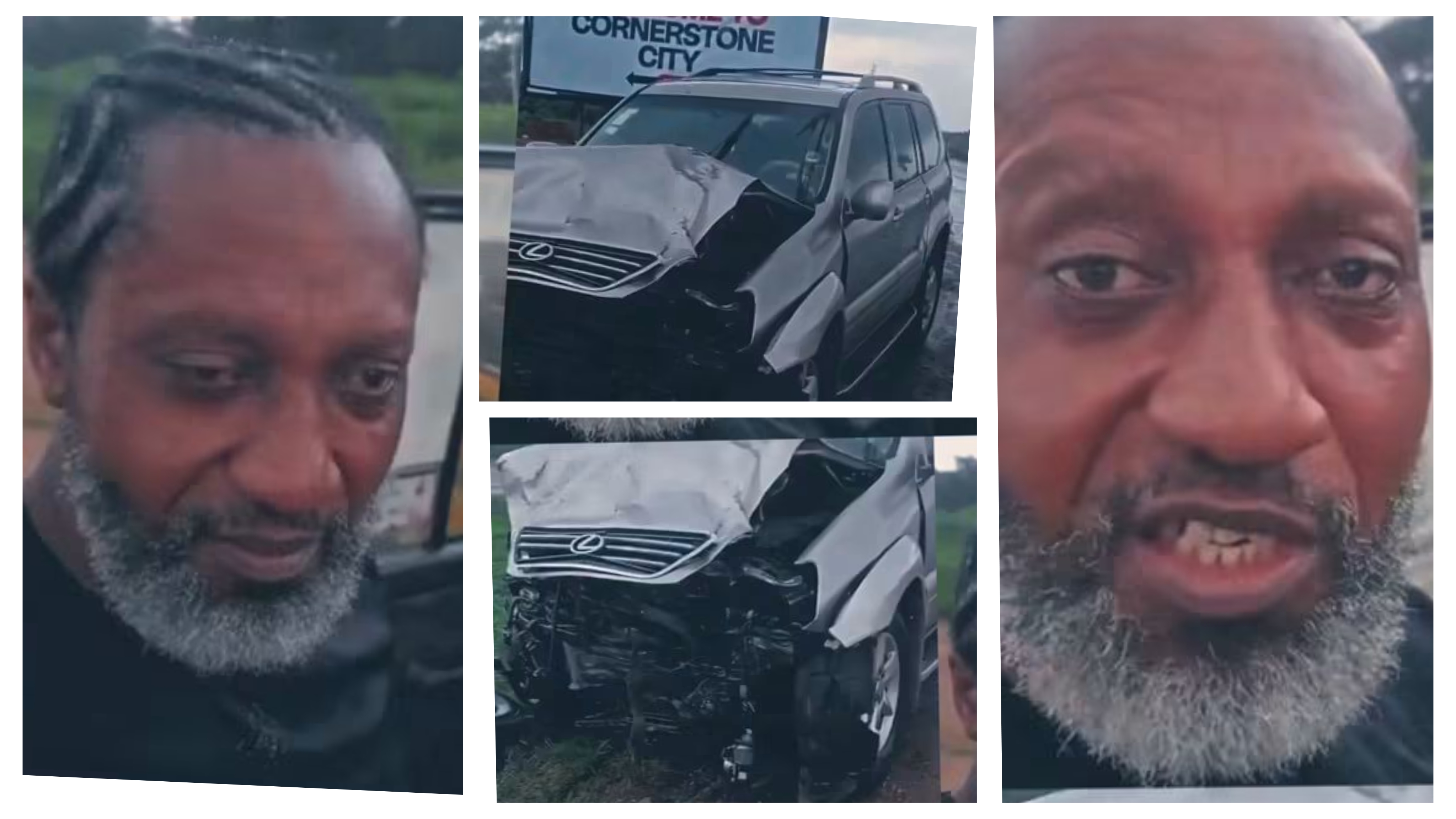 Rykardo Agbor survives fatal car crash on Lagos-Ibadan Expressway