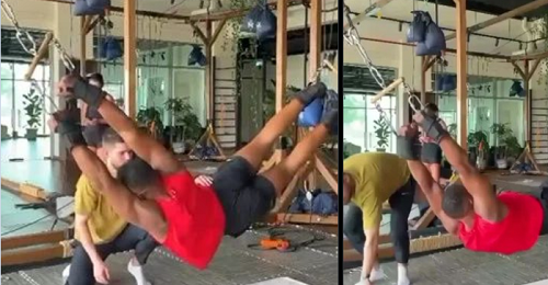 Anthony Joshua training photos Anthony Joshua