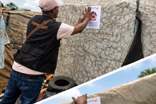 LAWMA begins removal of illegal structures at Olusosun dumpsite LAWMA begins removal of illegal structures at Olusosun dumpsite