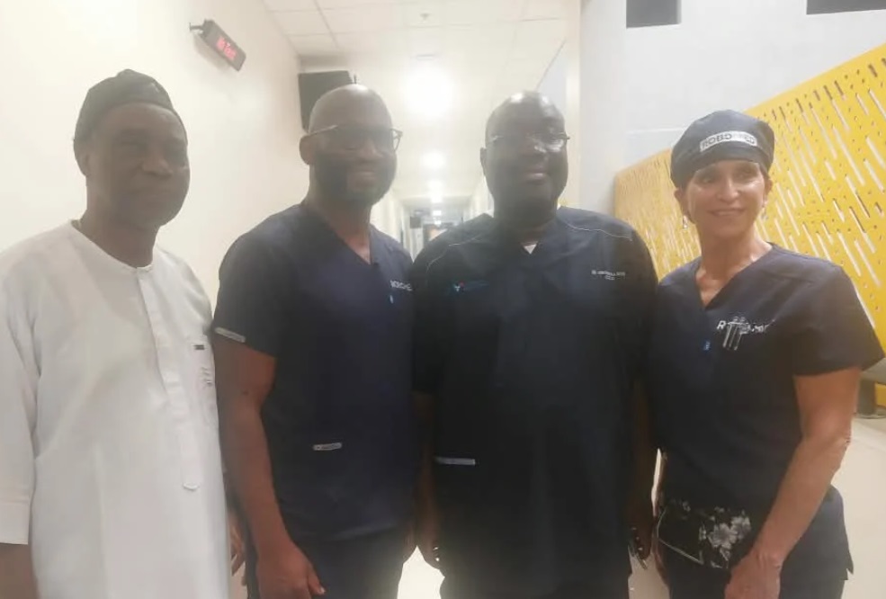 Nigeria records W’Africa’s first telerobotic surgery Nigeria records W’Africa’s first telerobotic surgery