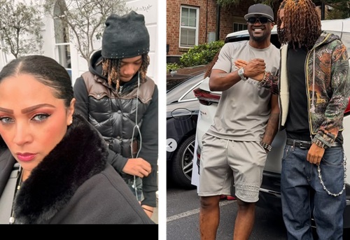 Peter Okoye & Lola Omotayo celebrate son @ 18 Peter Okoye & Lola Omotayo celebrate son @ 18