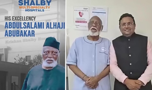 REACTIONS as Nigeria’s ex-Head of State Abdulsalami used for Indian hospital advert REACTIONS as Nigeria’s ex-Head of State Abdulsalami used for Indian hospital advert
