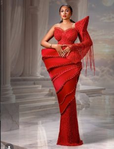 She is pretty! May Yul-Edochie stuns RED 