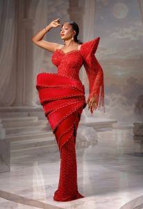 She is pretty! May Yul-Edochie stuns RED 