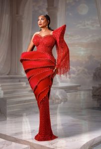 She is pretty! May Yul-Edochie stuns RED 