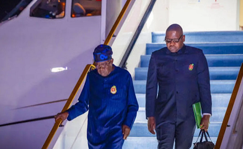 Tinubu RETURNS to Nigeria after four-week holiday