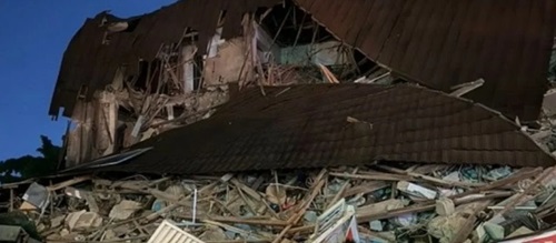 Three-storey building collapses in Abuja Three-storey building collapses in Abuja
