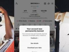 TikTok bans Carter Efe’s account Carter Efe