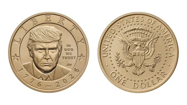 $1 coin trump