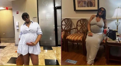 Chioma shares throwback baby bump photos as their twins turn 3 Chioma shares throwback baby bump photos as their twins turn 3