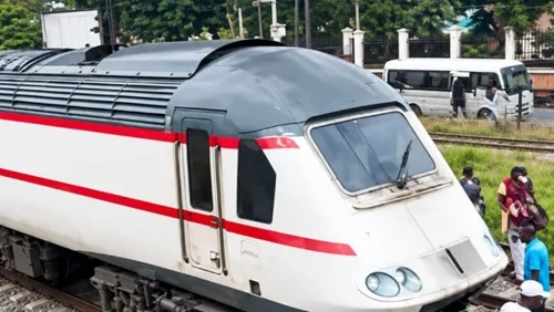 Driver escapes unhurt as train crushes vehicle Driver escapes unhurt as train crushes vehicle