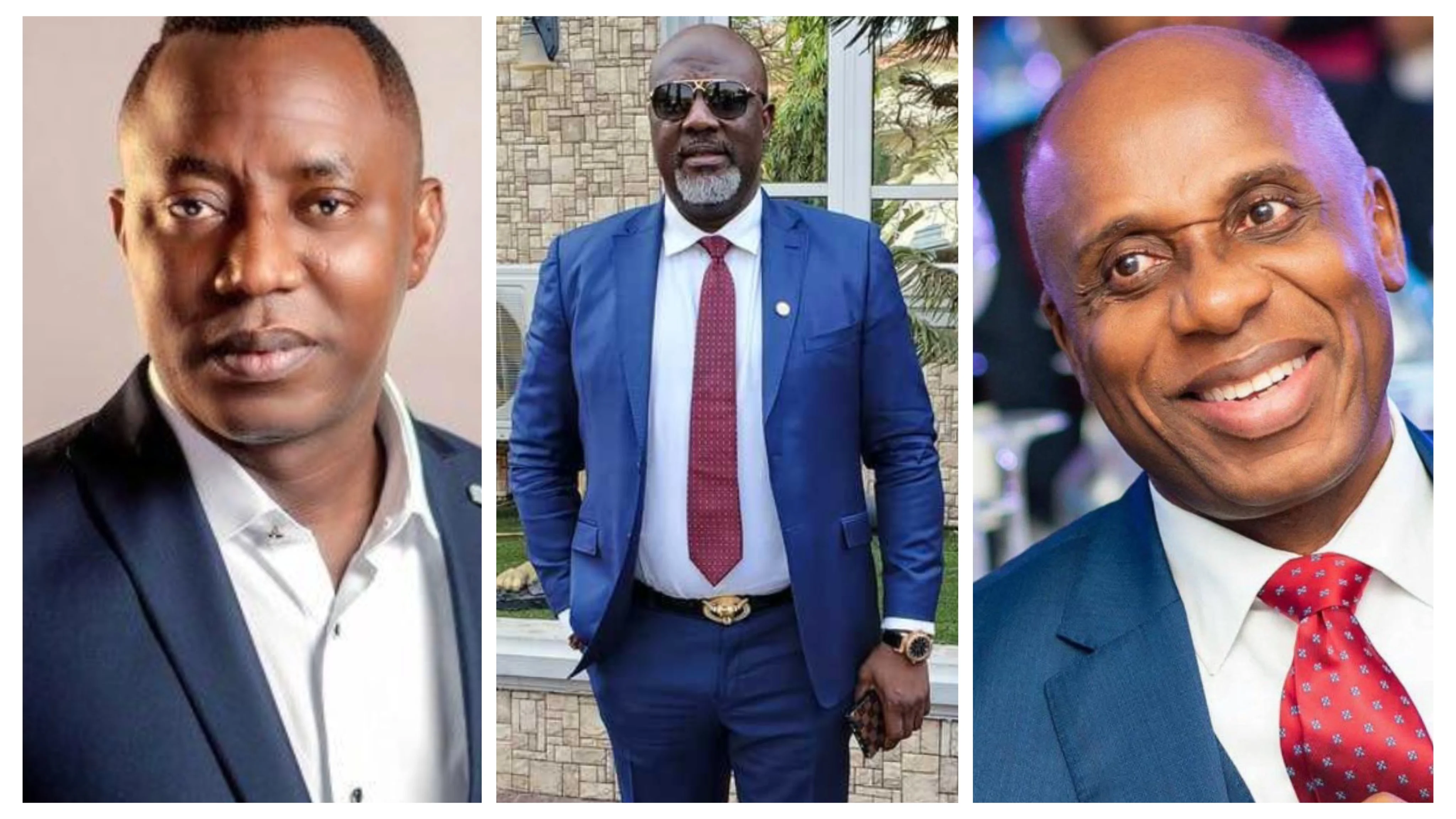 Sowore recalls buying $7 meal for Amaechi and Dino Melaye 😆
