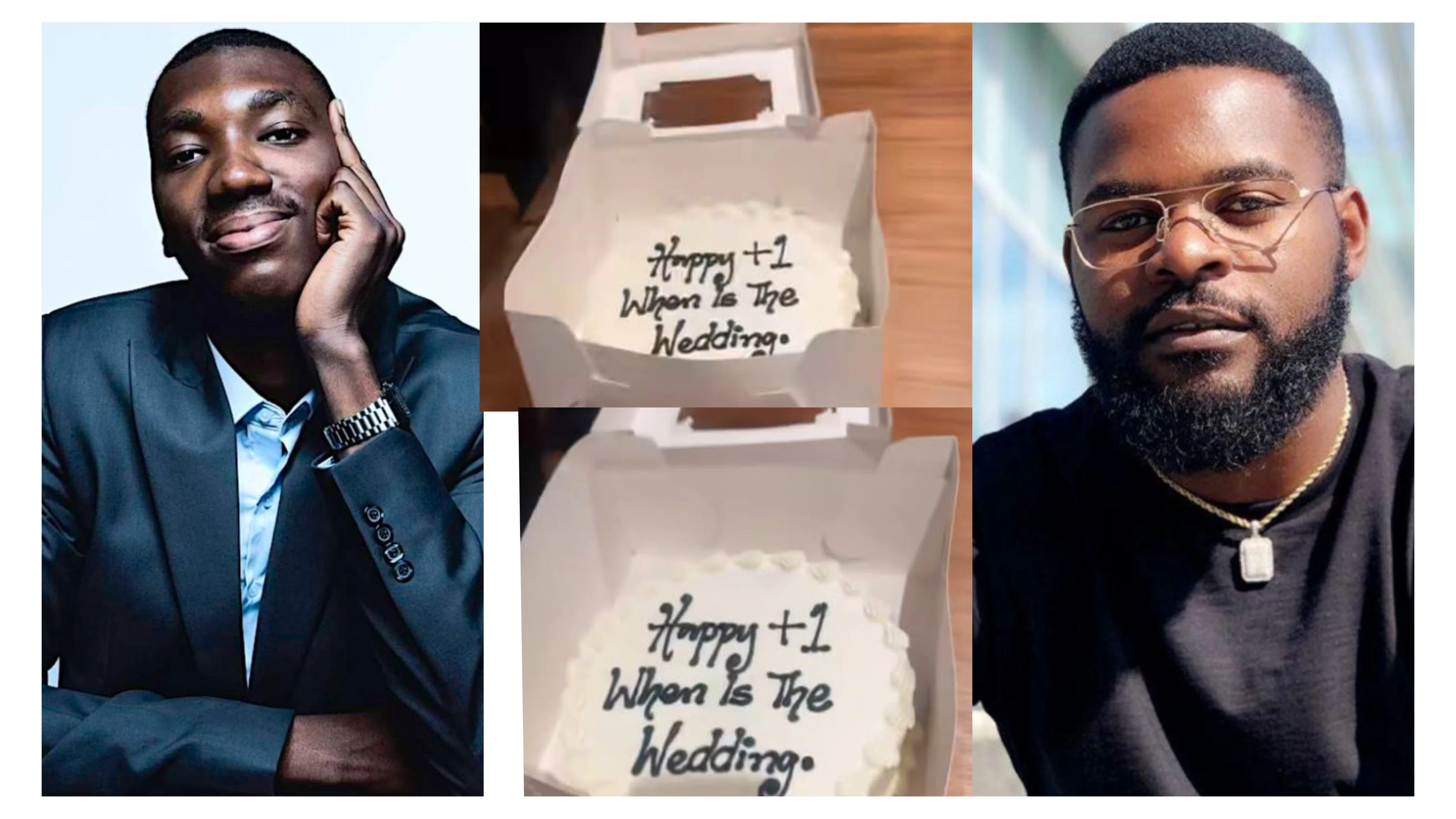 Layi Wasabi puts Falz on the spot with birthday cake 😆