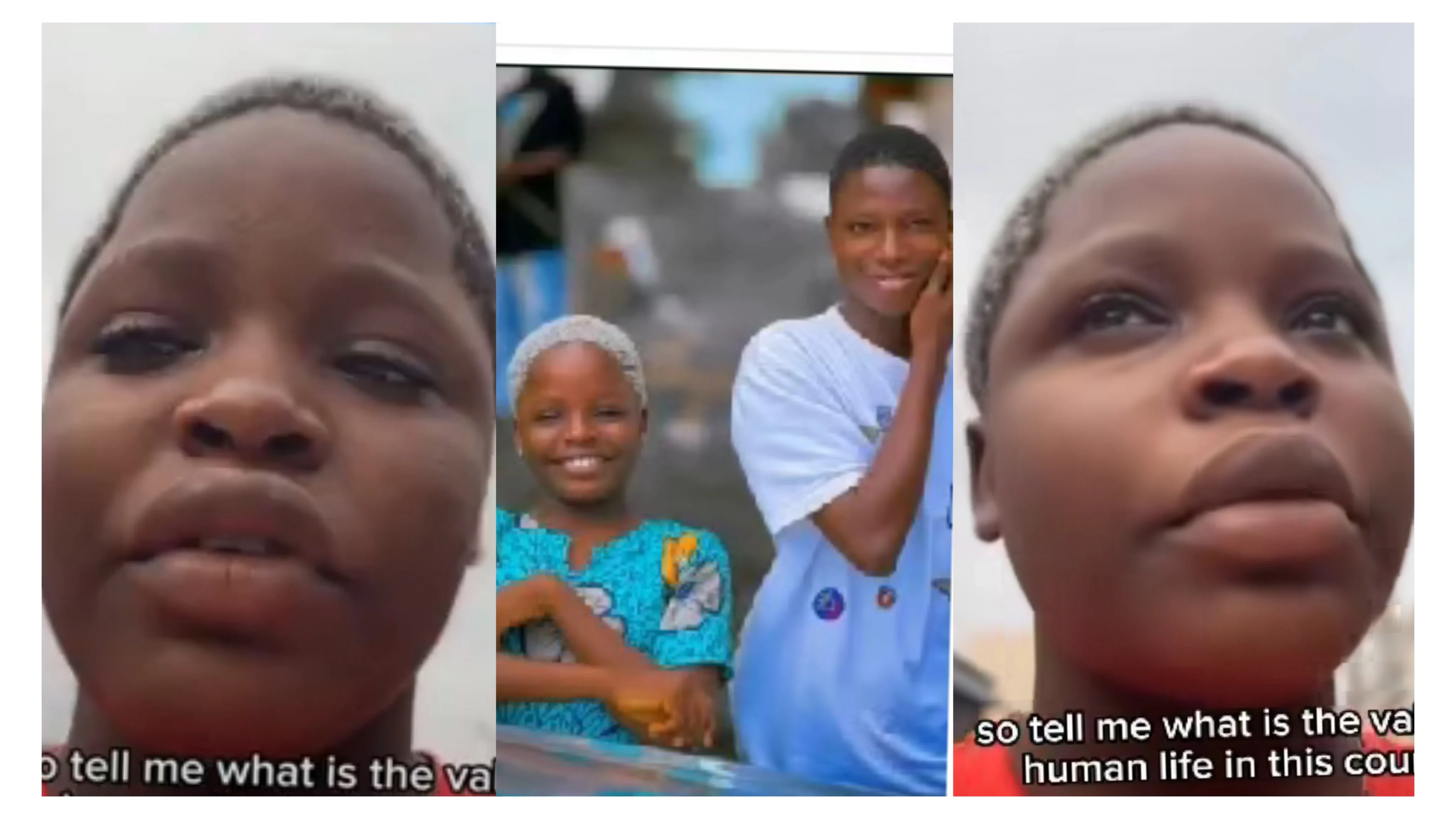 Young Nigerian woman cries out after losing brother over hospital bills