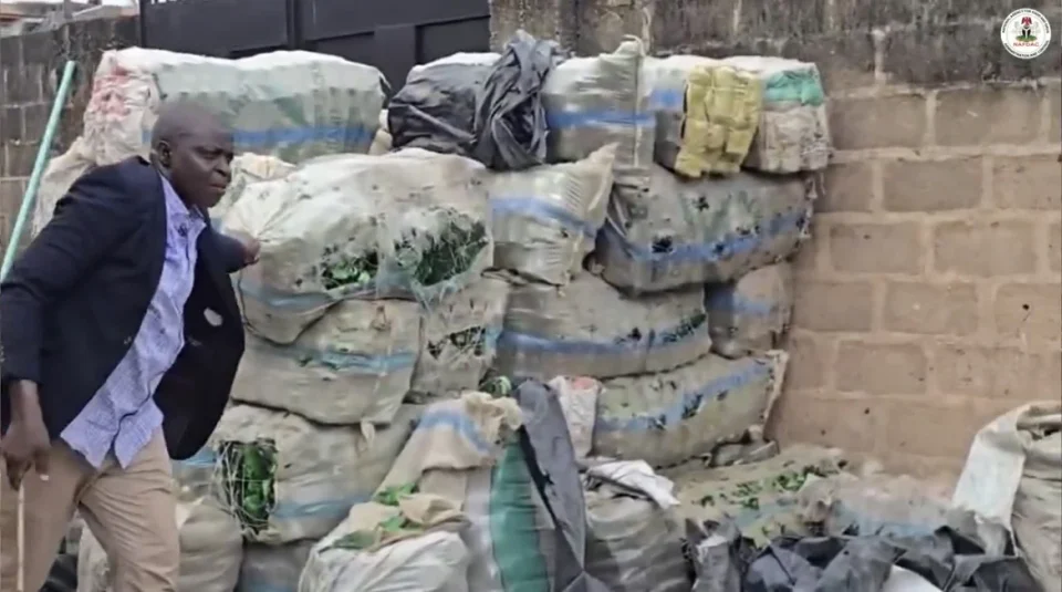 NAFDAC destroys over 100 sacks of empty alcohol bottles NAFDAC destroys over 100 sacks Of empty alcohol bottles