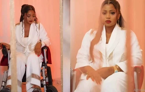 Regina Daniels marks 25th birthday in a wheelchair Regina Daniels marks 25th birthday in a wheelchair