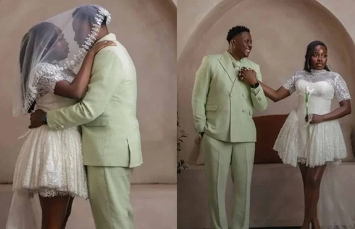 Tobi Makinde shares court wedding photos Tobi Makinde shares court wedding photos