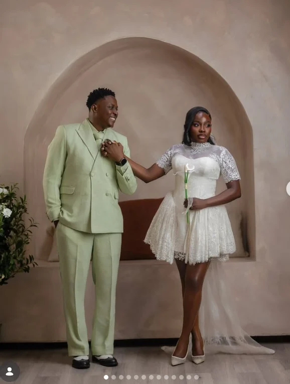 Tobi Makinde shares court wedding photos 2 Tobi Makinde shares court wedding photos