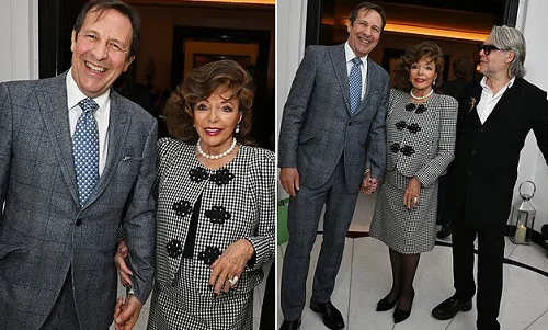 93-year old actress Joan Collins enjoys DATE NIGHT with husband