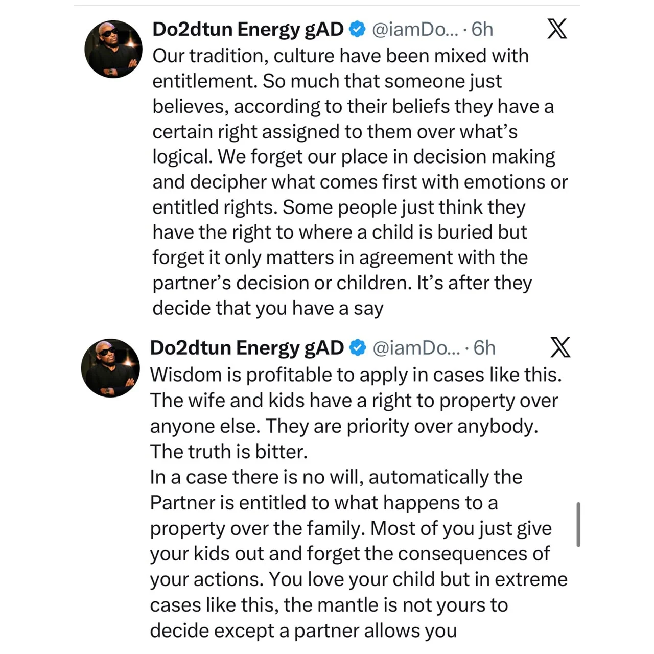 Toluwanisings: OAP Dotun weighs in